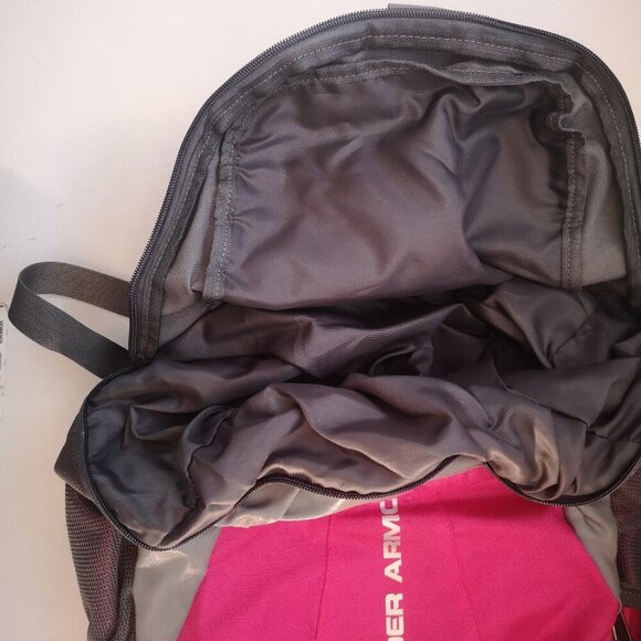 Under Armour Storm Pink & Grey Padded Back Backpack - Picture 6 of 12